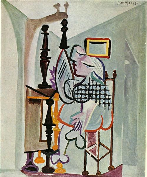 Pablo Picasso Woman By The Dresser Femme Au Buffet Surrealism